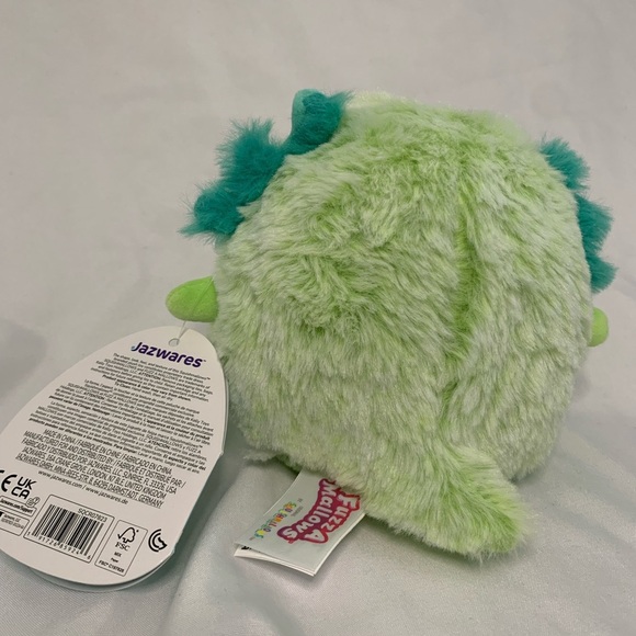 Squishmallows FuzzAMallow Official 5 inch Mipsy The Green Axolotl - Picture 2 of 2